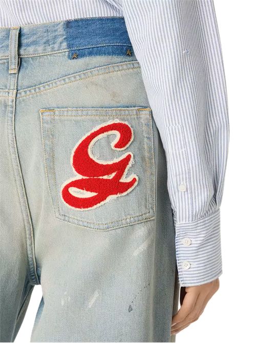 journey jeans melody boyfriend accademy wash placed paint lived in aspect Golden Goose | GWP02079.P002606.50100BLUE